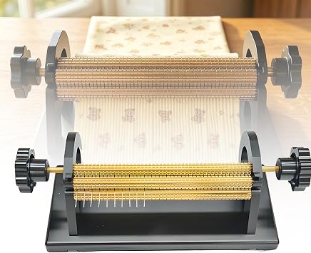 Smocking Pleater Machine, Ruffler Sewing Machine Attachment,24/32 Row Adjustable Smocking Pleater, Presser Foot for Gathering Pleats and Ruffles,Customizable Depth 32