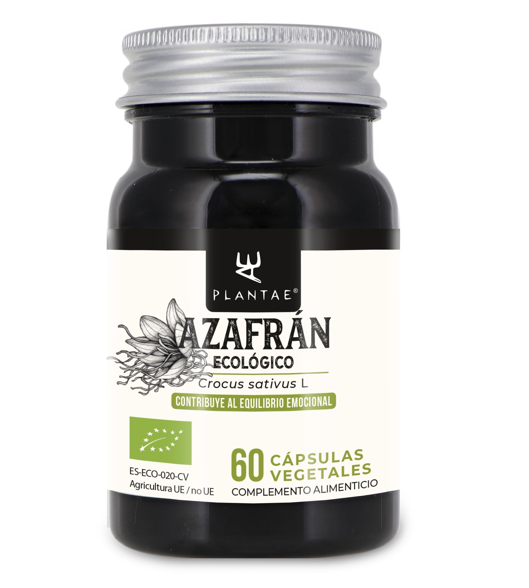 AZAFRÁN ECOLÓGICO * 15 mg / 60 cápsulas * Equilibrio emocional, Músculos & esqueleto