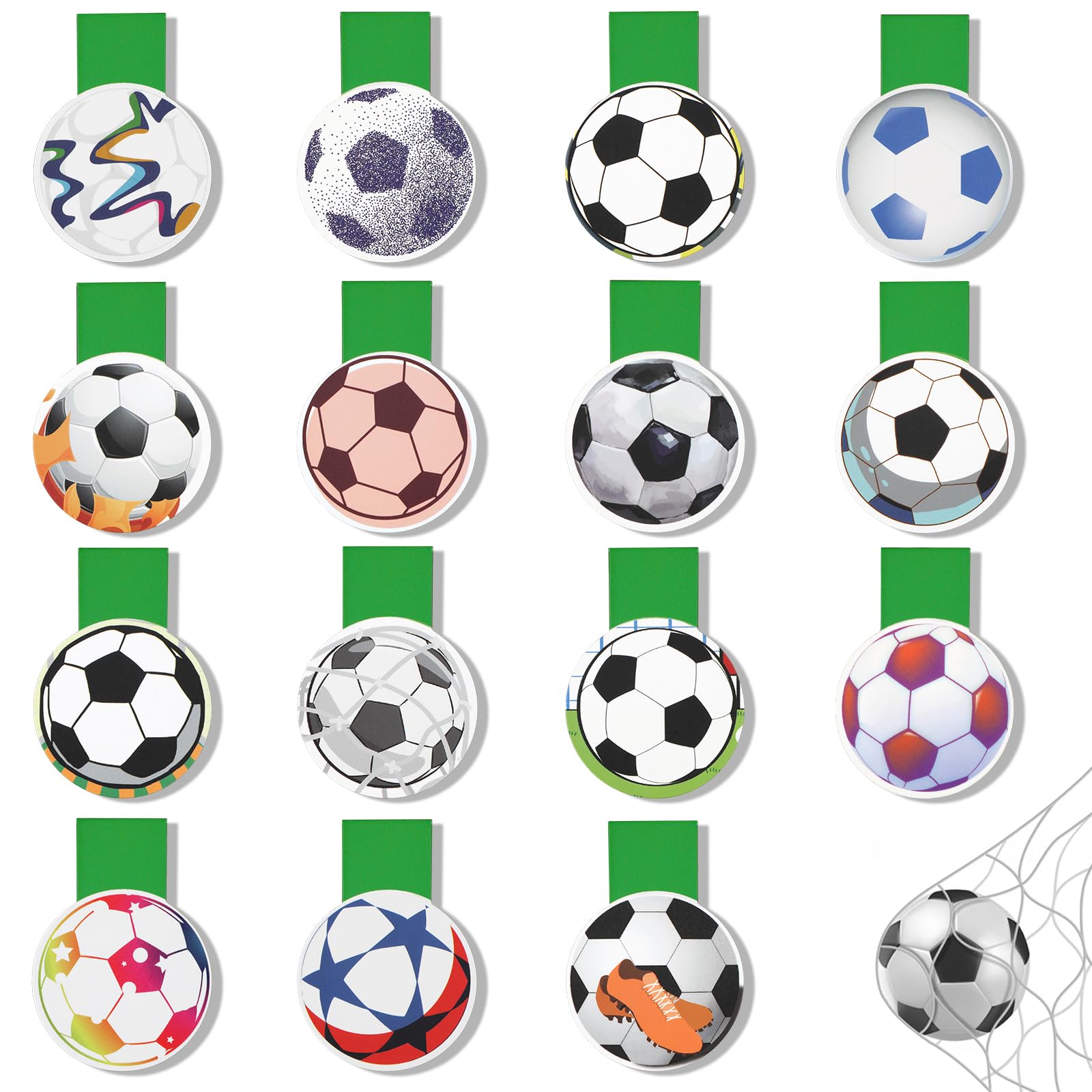 JSRQT 15 Piezas Marcadores de Libros Fútbol Marcadores Magnéticos Football Marcapaginas Libro Bookmark Fútbol Americano Marcapáginas Clip de Página Regalo para Alumnos para Estudiantes Escuela Hogar