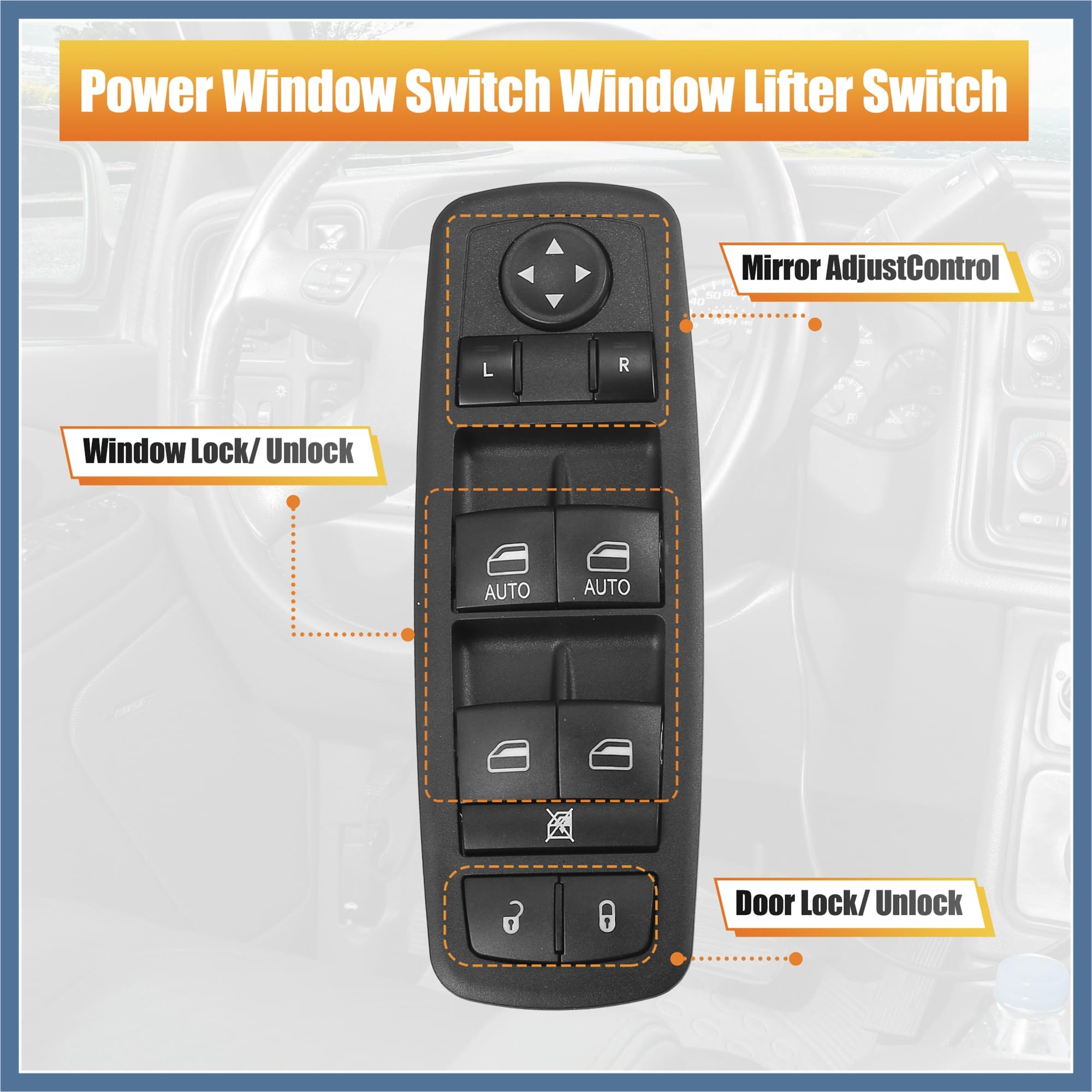 Fensterheberschalter Für Ram 1500 2014-2015 1 Stück