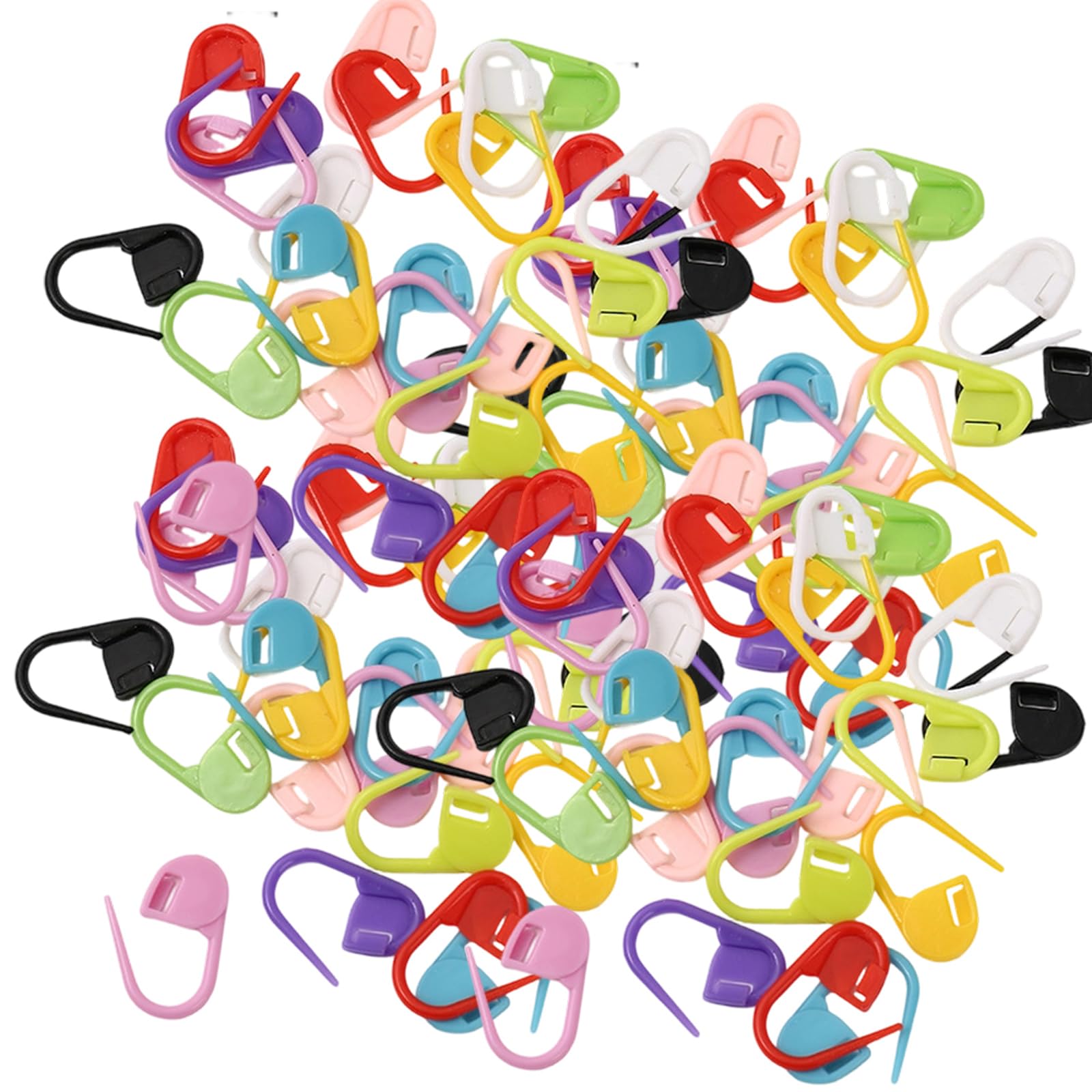 carotoe Stitching Markers for Knitting Crochet Clip Nonslip Designs Craft Supplies for Multiple Projects Colorful Ing Markers Yarn Position Clip Knitting Ing