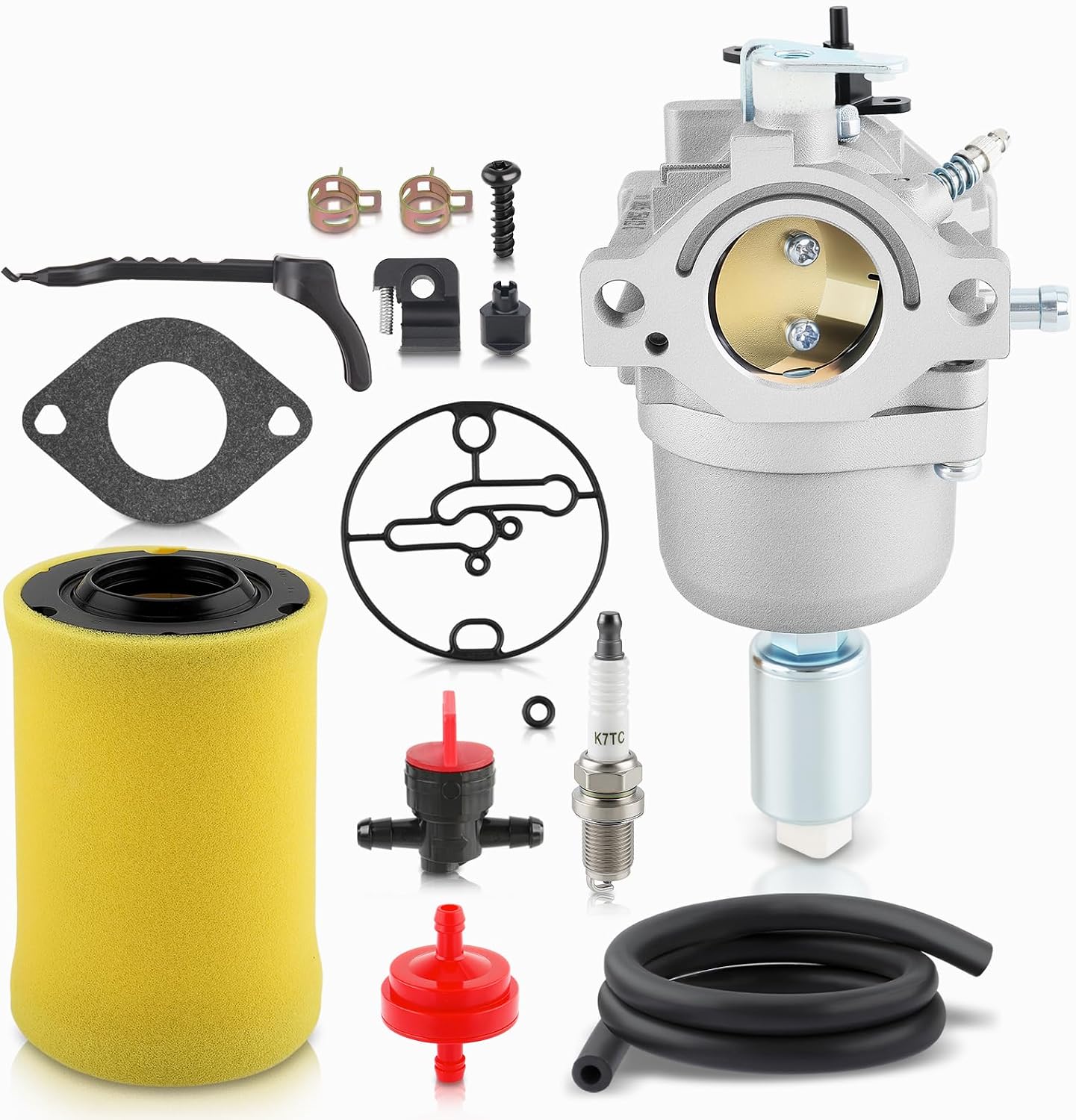 MOTOALL 594593 794572 Carburetor 601-02 Fit for Troy Bilt MTD 13WM77KS011 13AJ609G766 13AN77TG766 13WN77BS011 Lawn Tractor with 594201 Air filter