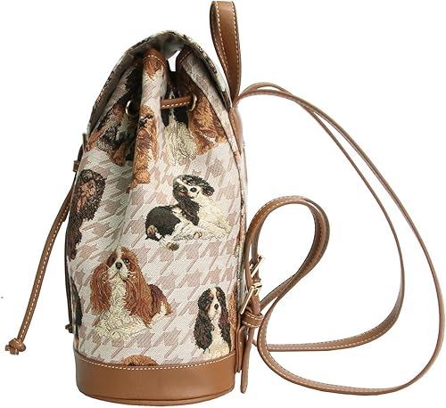 Miniatura 2 de Signare Tapestry - Mochila de moda para mujer con diseño de perro Cavalier King Charles Spaniel (RUCK-KGCS)