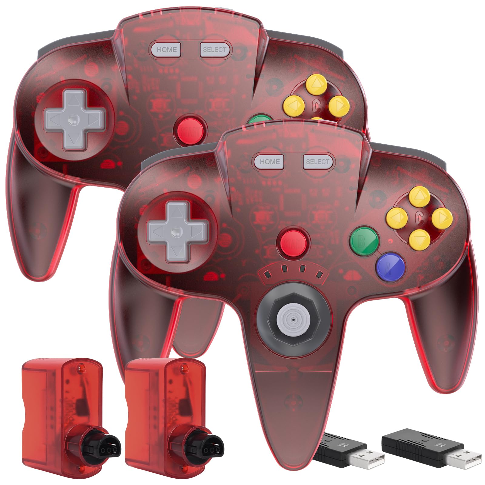 Amazon.com: 2 Pack 2.4 GHz Wireless N64 Switch Online