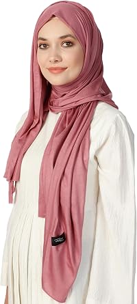 Modanisa Dusty Rose - Pink - Plain - Pinless - Shawl - Rabia Z