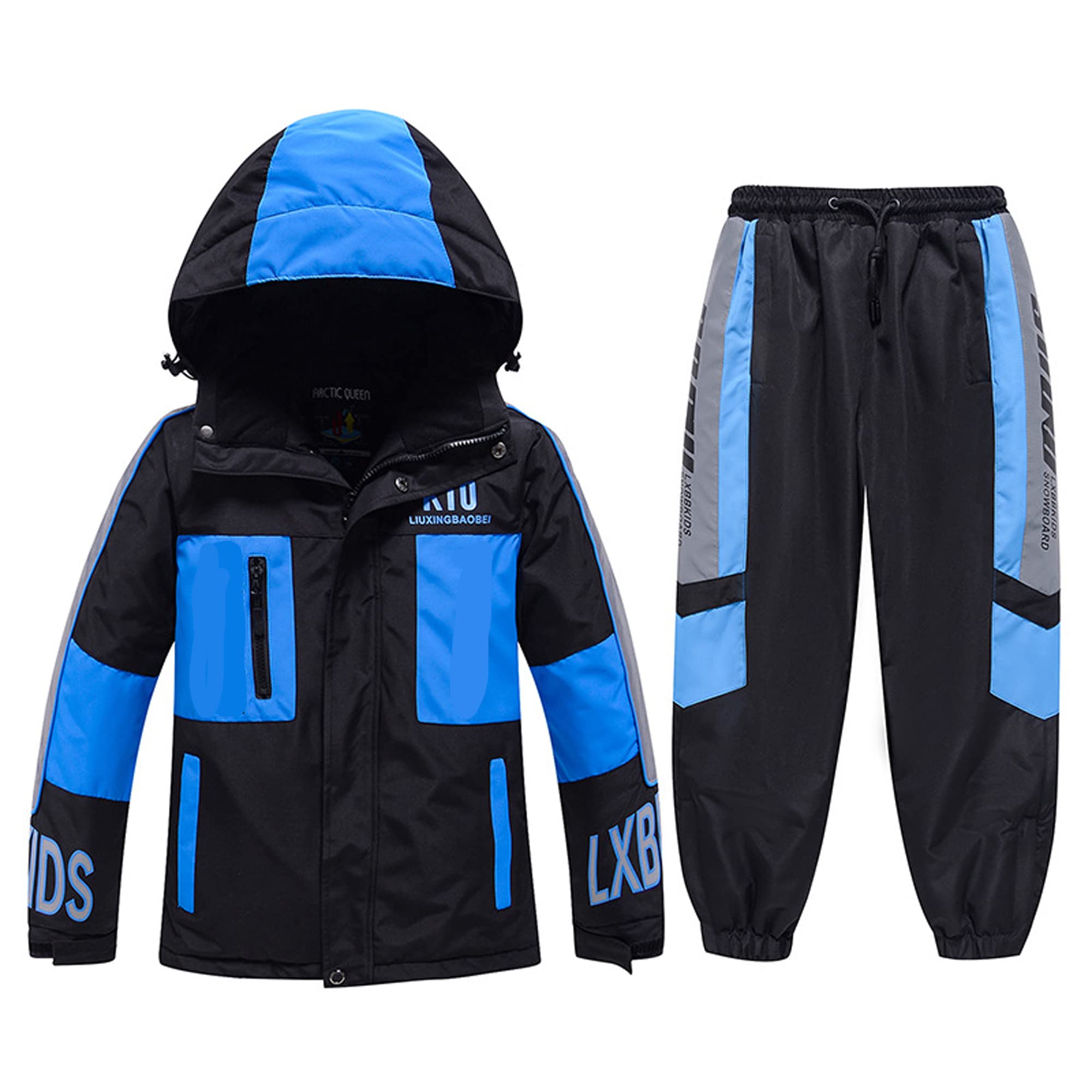 Legou Unisex style Children's skiwear suit skiing clothes pants picture color 4 M