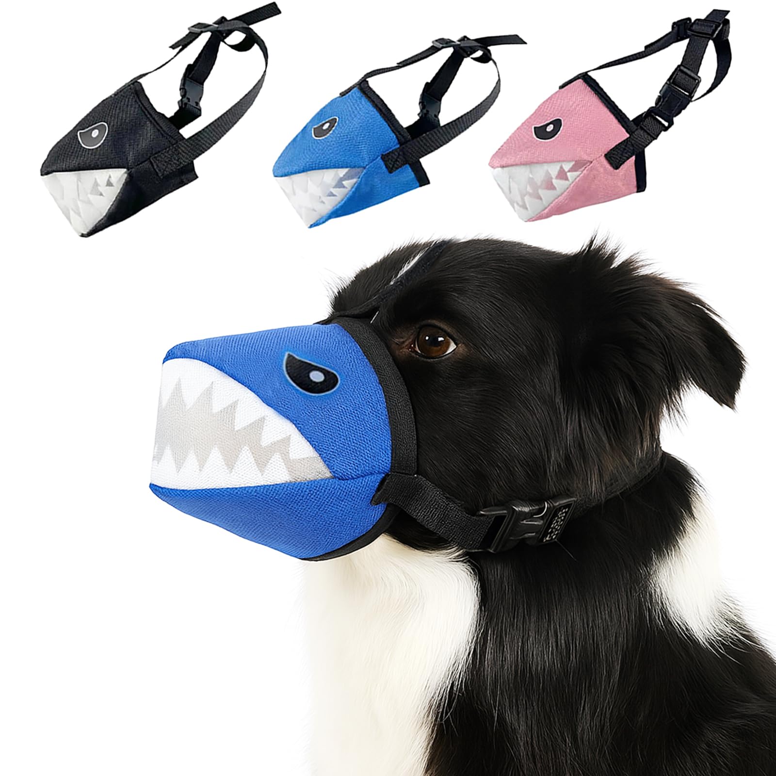 Colenumone Dog Muzzle Shark Design