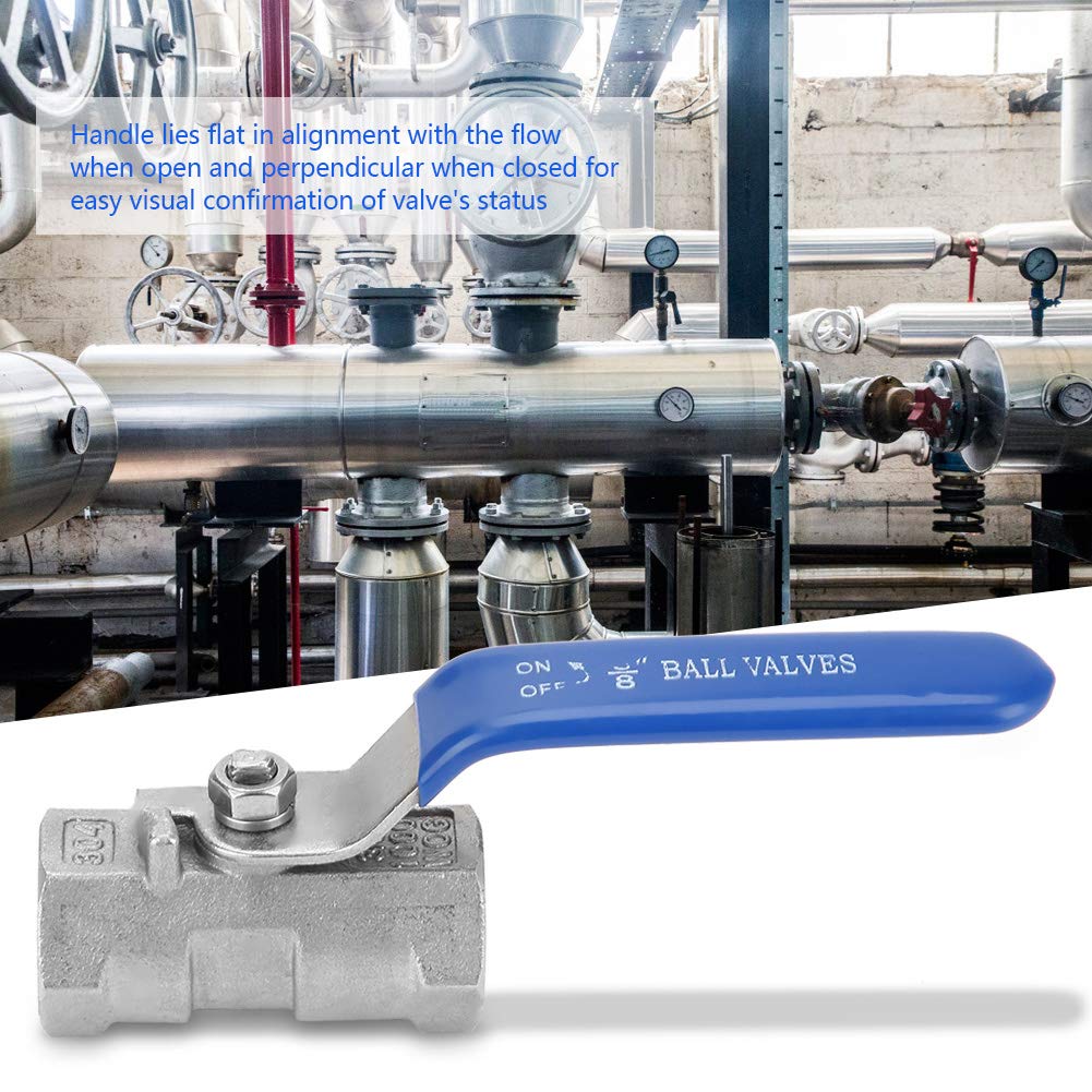 Kugelhahn 1 Zoll Innengewinde – Edelstahl 304, DN25, Mit Hebelgriff, Für Wasser, Öl & Gas