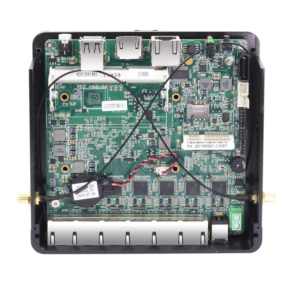 Amazon.co.jp: 小型PC/Celeron J1900 6LANファンレスpc/RAM 4GB/SSD