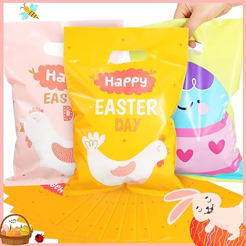 Miniatura 3 de 108 bolsas de Pascua, bolsas grandes de Pascua, bolsas de conejo, bolsas de regalo con asas, bolsas de caza de Pascua, bolsas de fiesta para Pascua,