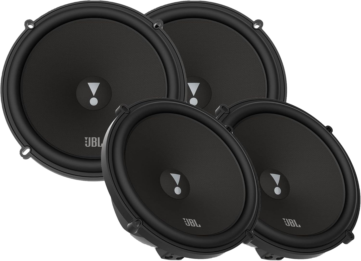 JBL - Two Pairs of STADIUM62CF 6 1/2 Step-up Car Audio Component Speaker Systems NO Grill