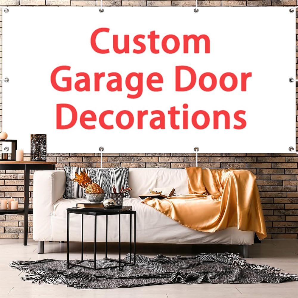 Cartel colgante personalizado de 18 x 7 pies para exteriores, para eventos, fiestas y celebraciones, actividades llamativas, decoración divertida por puerta