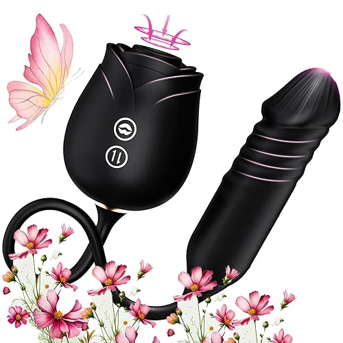 2025 New Portable Vibrador with 10-Function Rechargeable Handheld Mini Vibrateir for Women Men Couples Today Adult Panties Vibrate Panties Controller for Her (Black) - Black