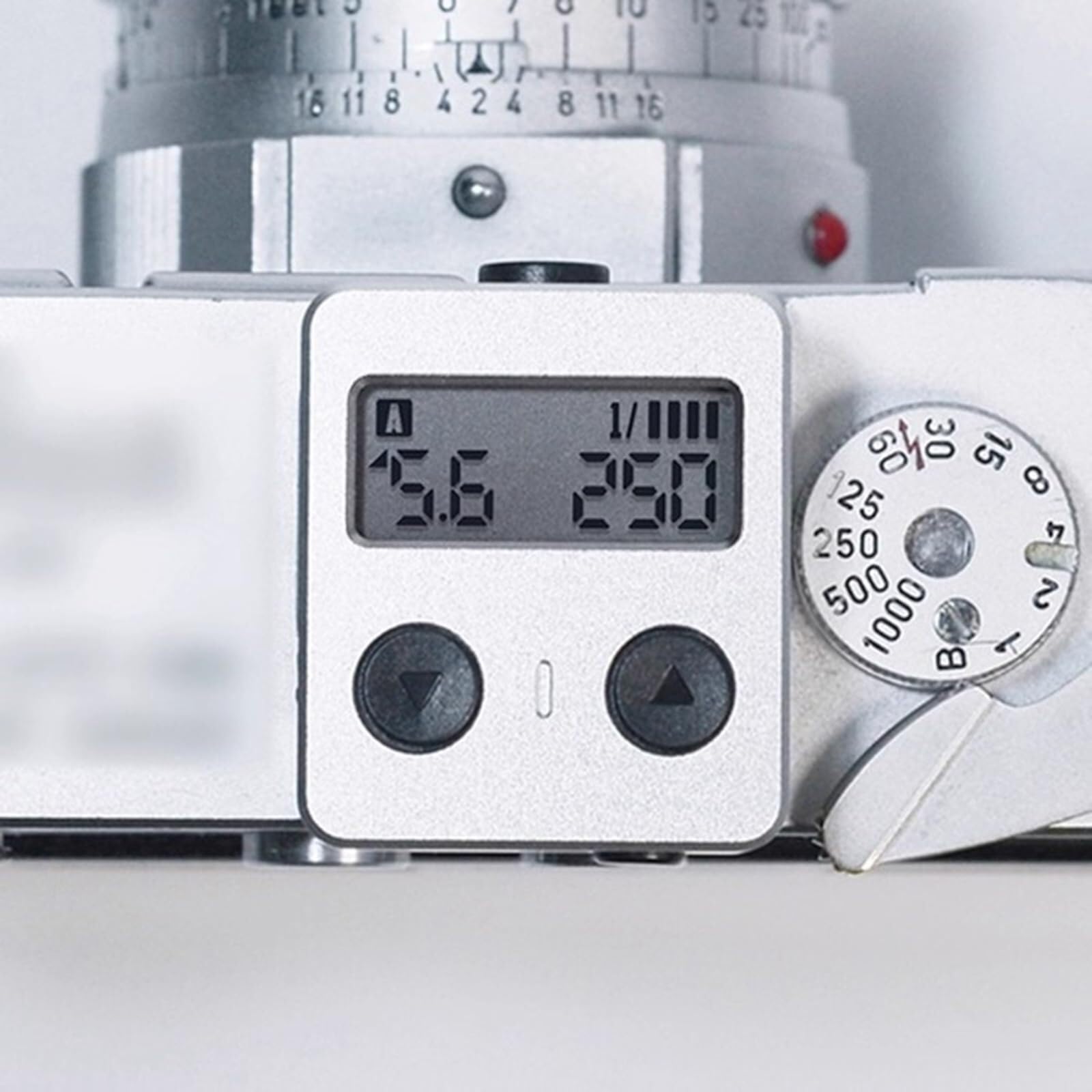 Misuratore di luce digitale per fotocamera, misuratore di esposizione ad alta precisione con schermo OLED, campo visivo 30° per fotografia e studio