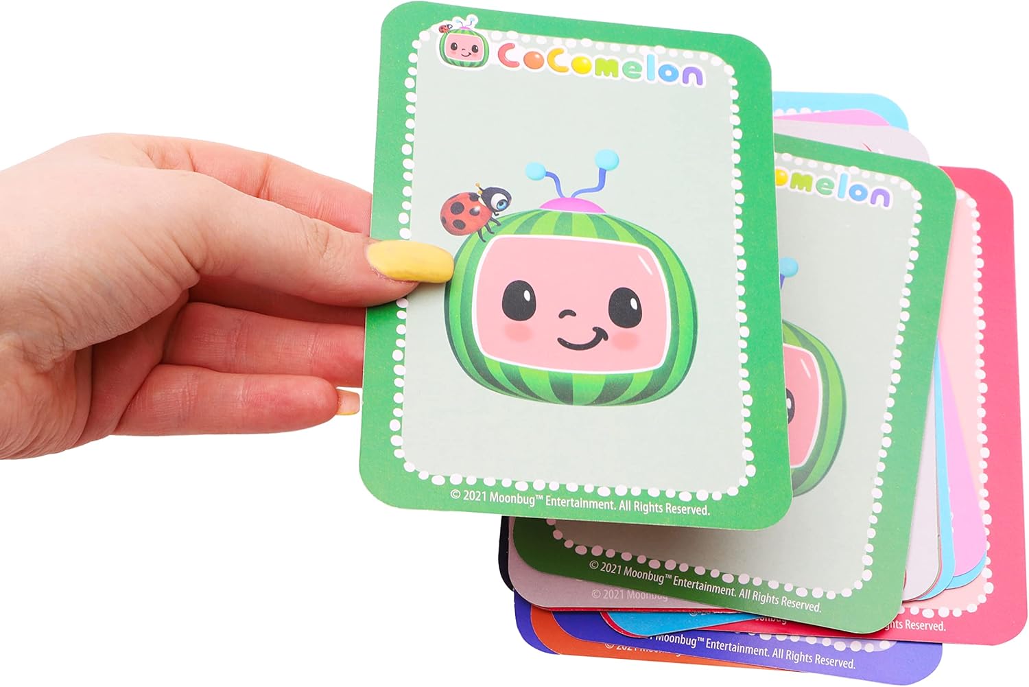 Toyland® Cocomelon Playing Cards - Pairs/Snap/Colour Colelct - Learn Colours & Characters - Toddler Games - Age 18 Months +