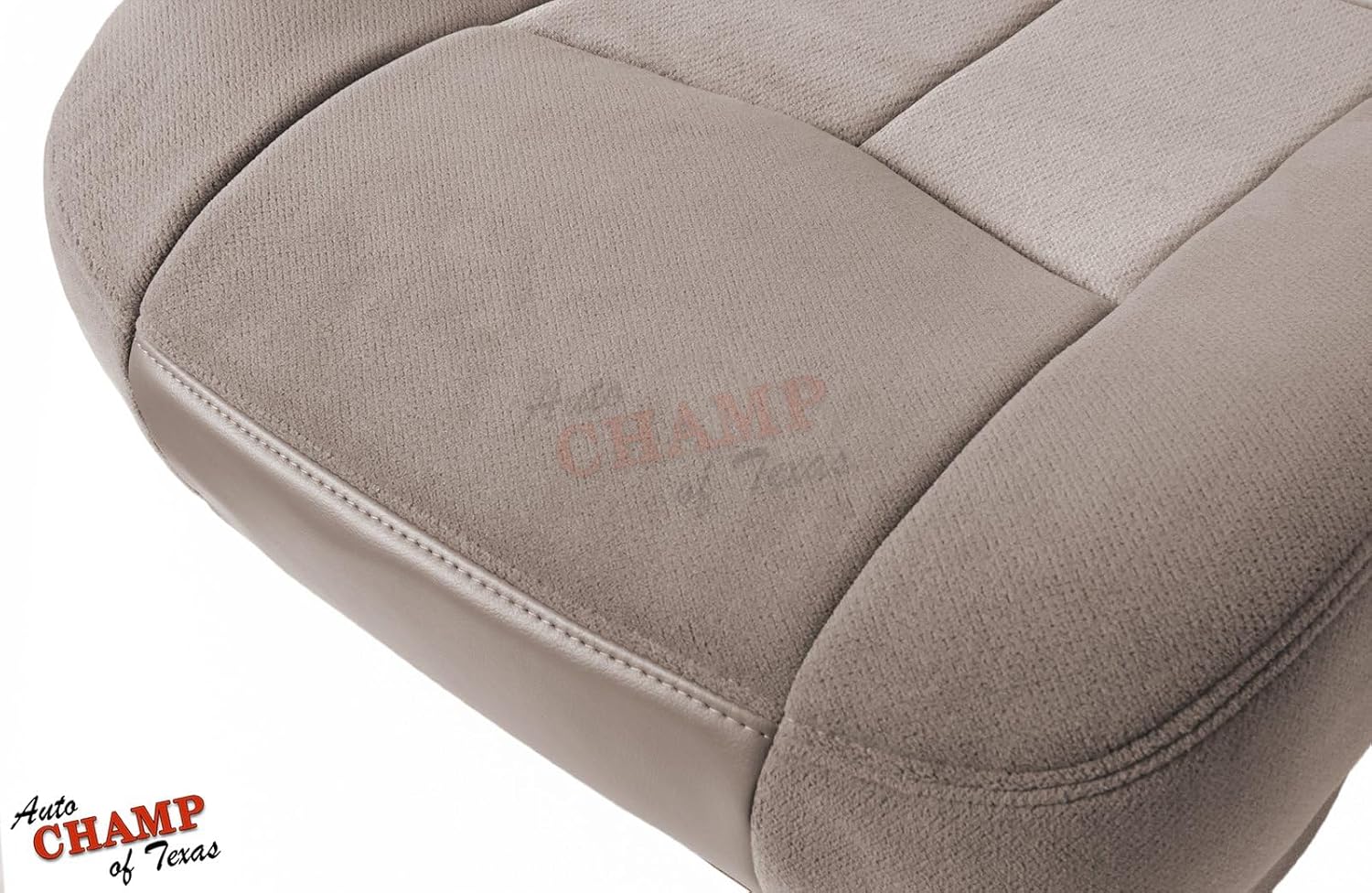 Compatible with 2005 GMC Sierra 2500 SLE Driver Side Bottom Cloth Seat Cover Tan