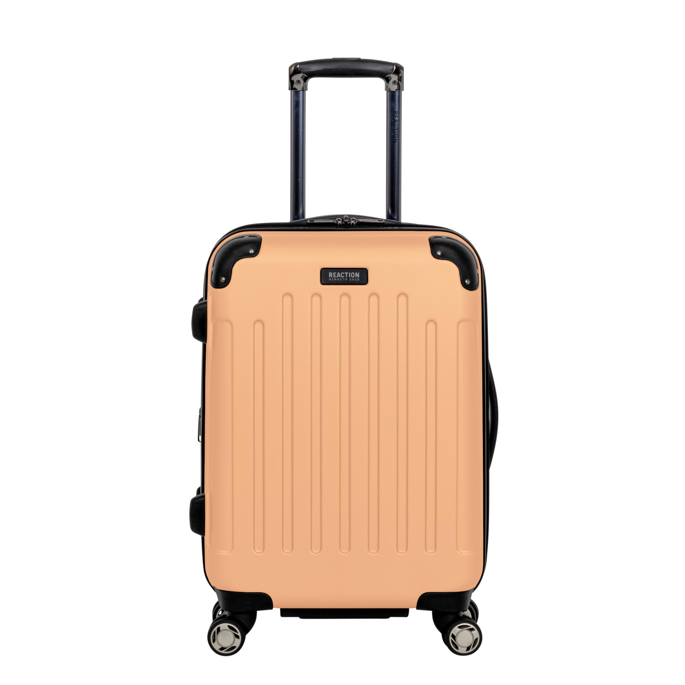 Kenneth Cole REACTION Renegade Luggage Expandable 8-Wheel Spinner Lightweight Hardside Suitcase, Dreamsicle, 20-Inch Carry On