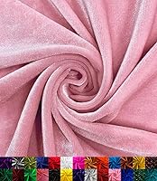 Vista 24 de Barcelonetta Tela de terciopelo elástico Lujo y suave Tela de terciopelo Rollo de 60 pulgadas de ancho 10% elastano Costura, ropa