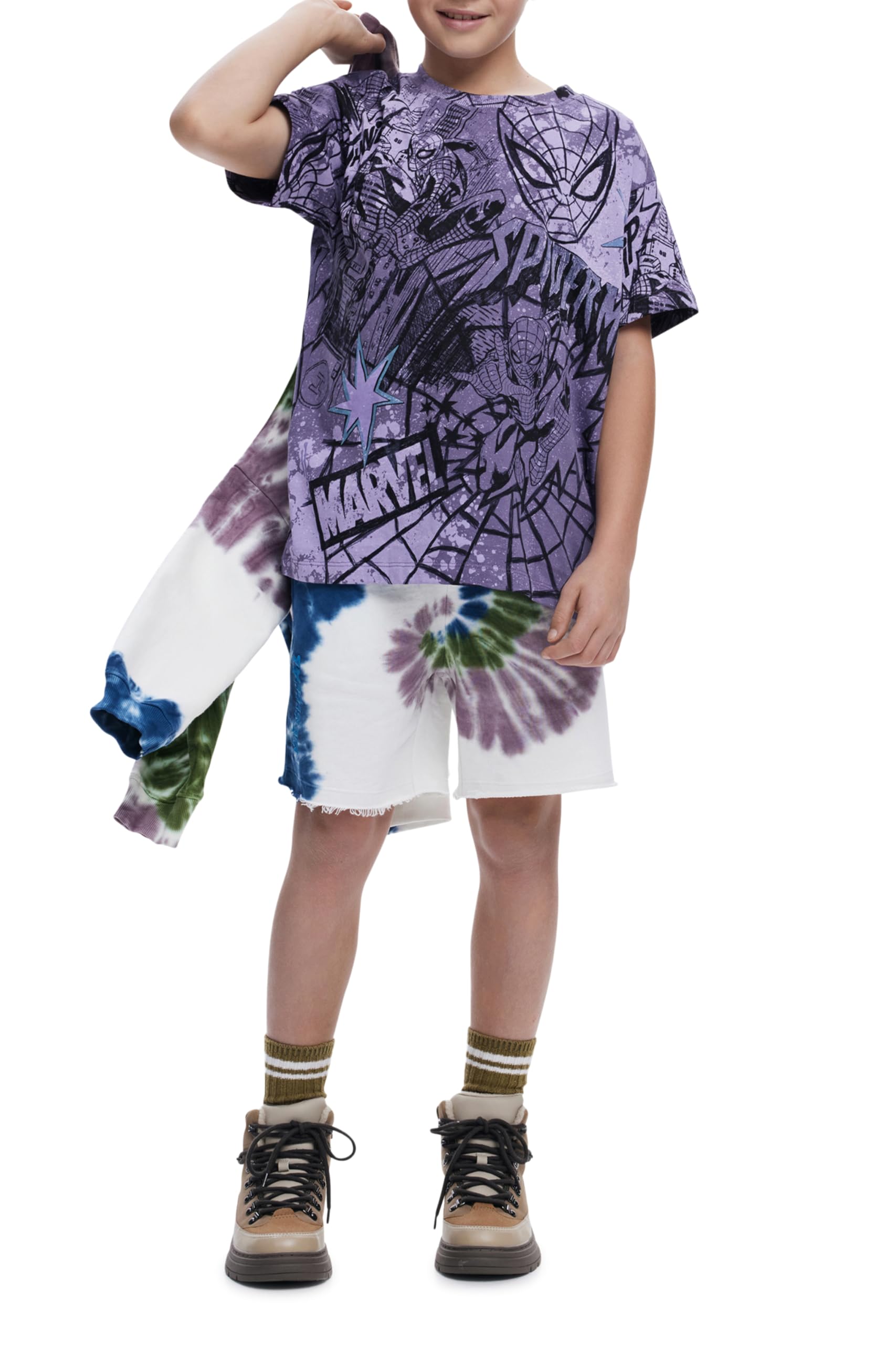 Desigual TS_SPIDE, 3040 AMBERES/Rosa Morado, 5/6