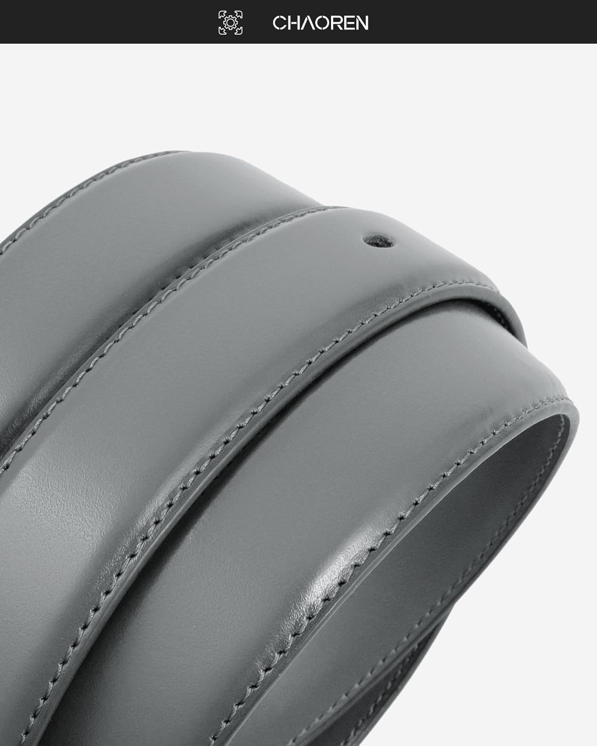 CHAOREN Mens Belts Leather Gift for Men - Ideal Match for Mens Dress Shoes - Image 5