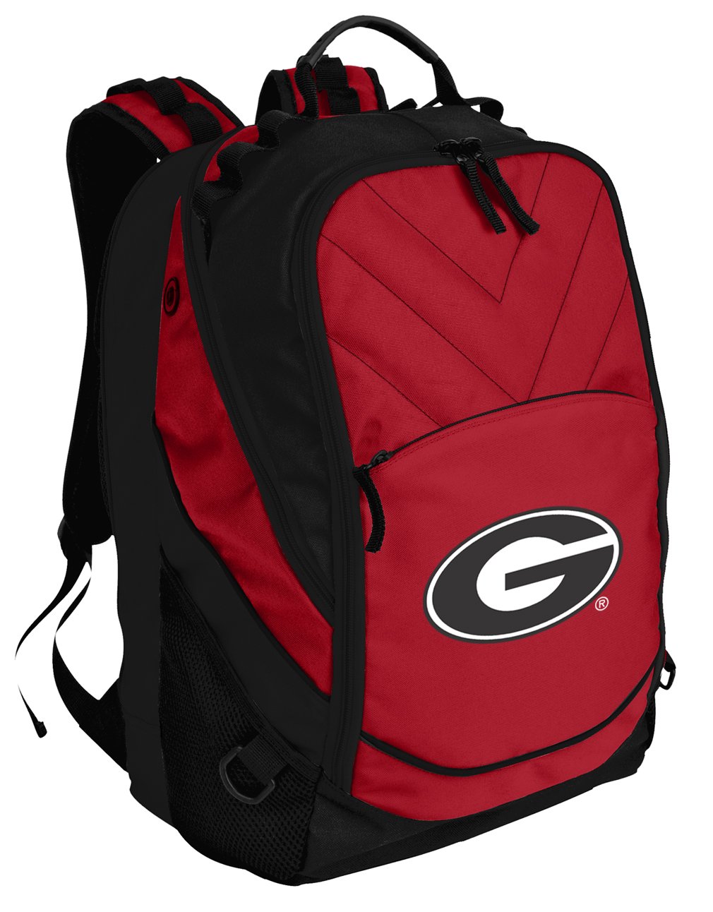 Broad Bay Georgia Bulldogs Backpack University of Georgia Laptop Computer Bags (Red)
