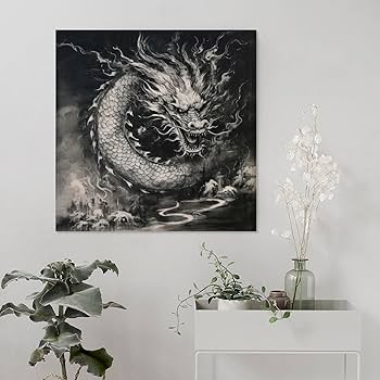 Amazon.co.jp: 金運 龍 ドラゴン ゴールド 竜 風水 魔除け 竜神