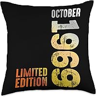 Vista 1 de Since October 1969 Retro 1969 Vintage 1969 October Throw Pillow