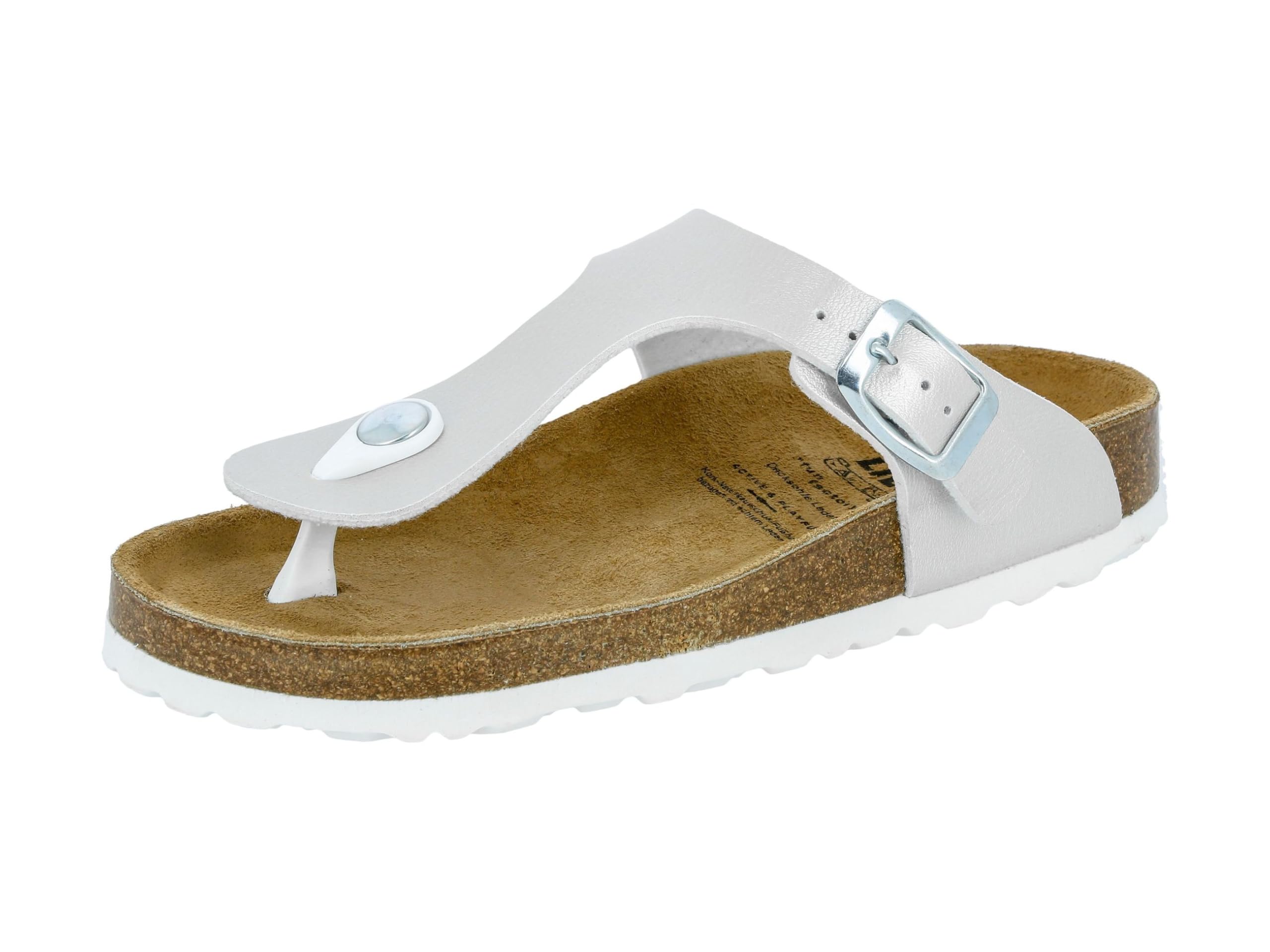 Lico Girls' Bioline Trend Kids Mules Silver Size: 3.5 UK