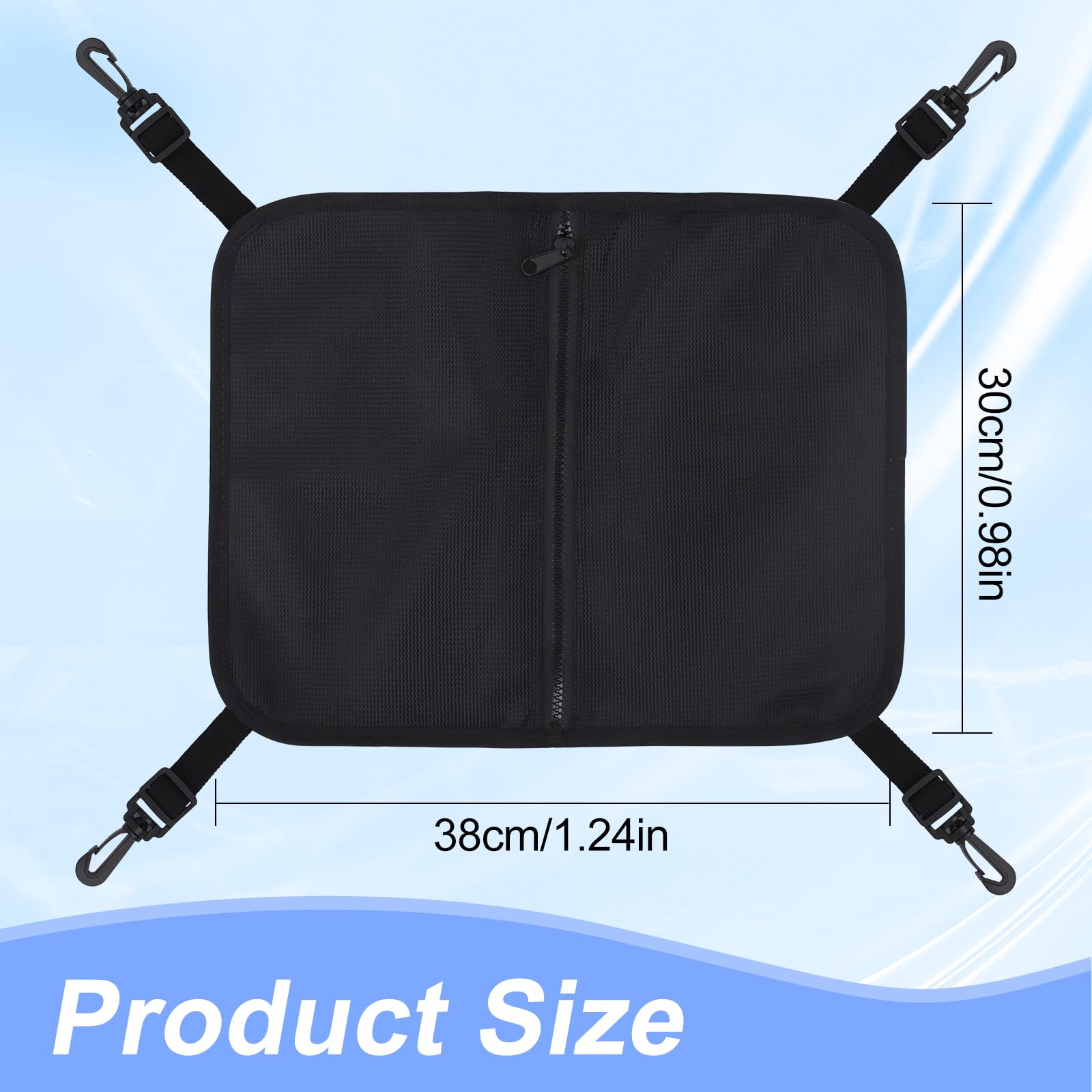 Aufbewahrungstasche Für Surfboard, Deck Tasche Mit Reißverschluss, Mesh Design Mit Großer Kapazität, Ideal Für Surfen SUP Kajak Outdoor Zubehör