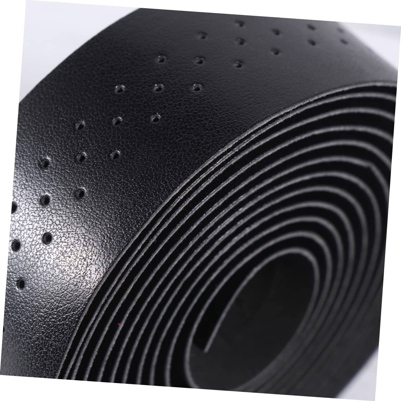 Yardwe 3sets Nastro Manubrio Pu Pelle Con Assorbimento Degli Urti Design Antiscivolo Facile Da Installare Per Bici Da Strada e Mountain Bike Nero