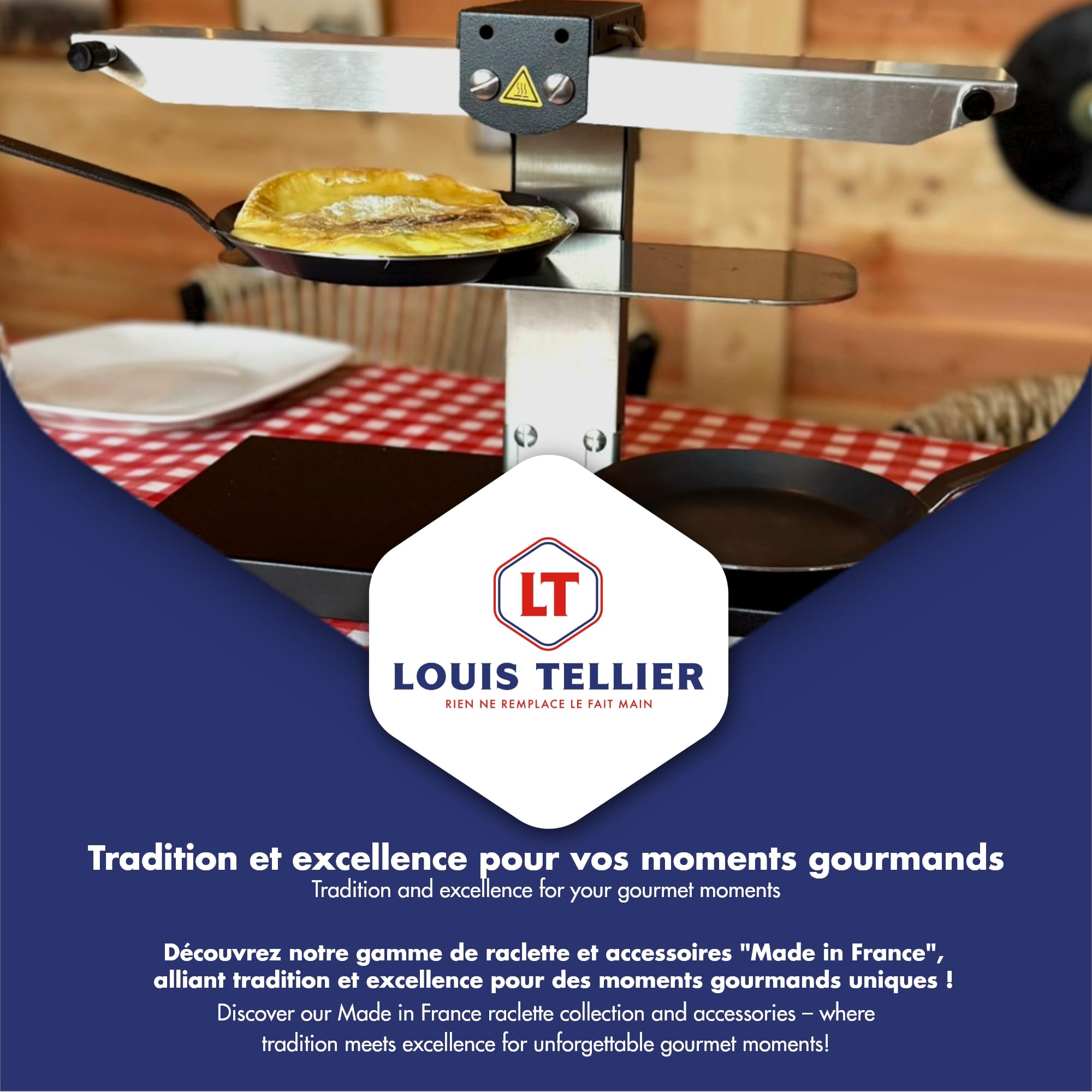 Kit reblochonnade pour appareil à raclette brézière Louis Tellier