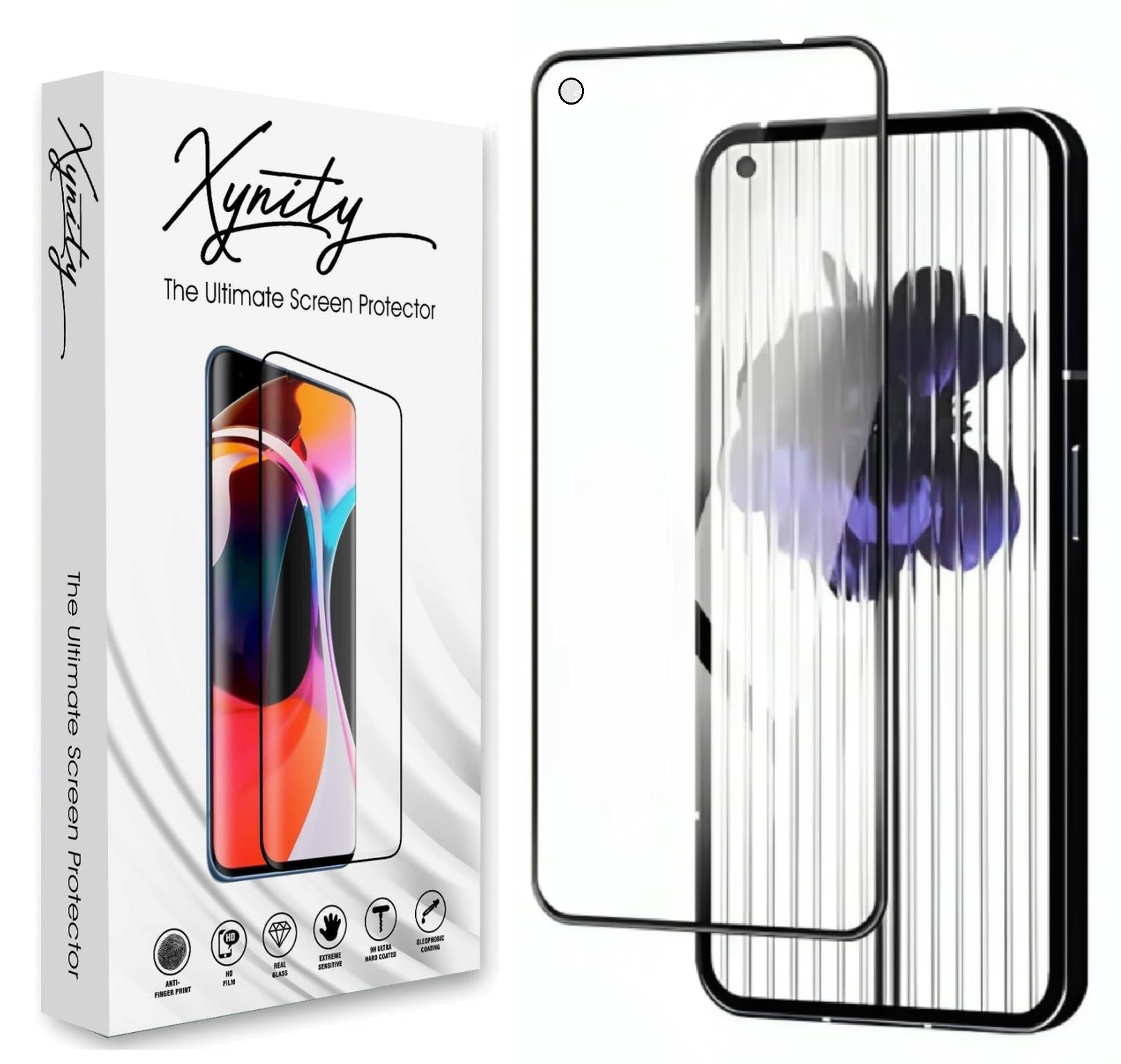 Xynity Advanced HD+ Tempered Glass Screen Protector Designed for Nothing Phone 1 (6.55") : Edge-to-Edge Full Screen Coverage with Easy Installation Kit (Anti-Scratch) (B0BHPM3MZR) Amazon Price History, Amazon Price Tracker