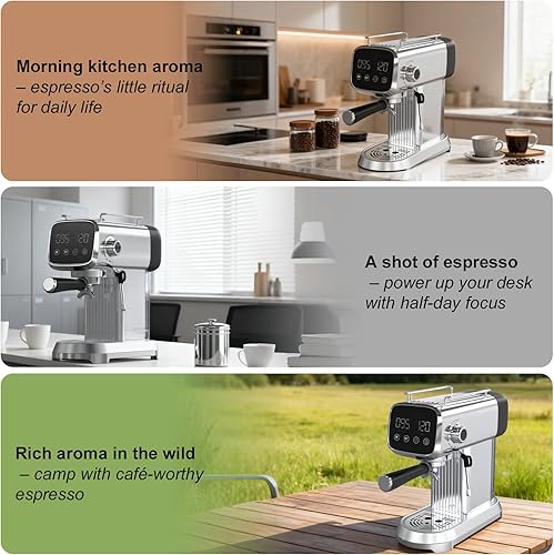 Miniatura 9 de Máquina de café expreso AMZRIGG