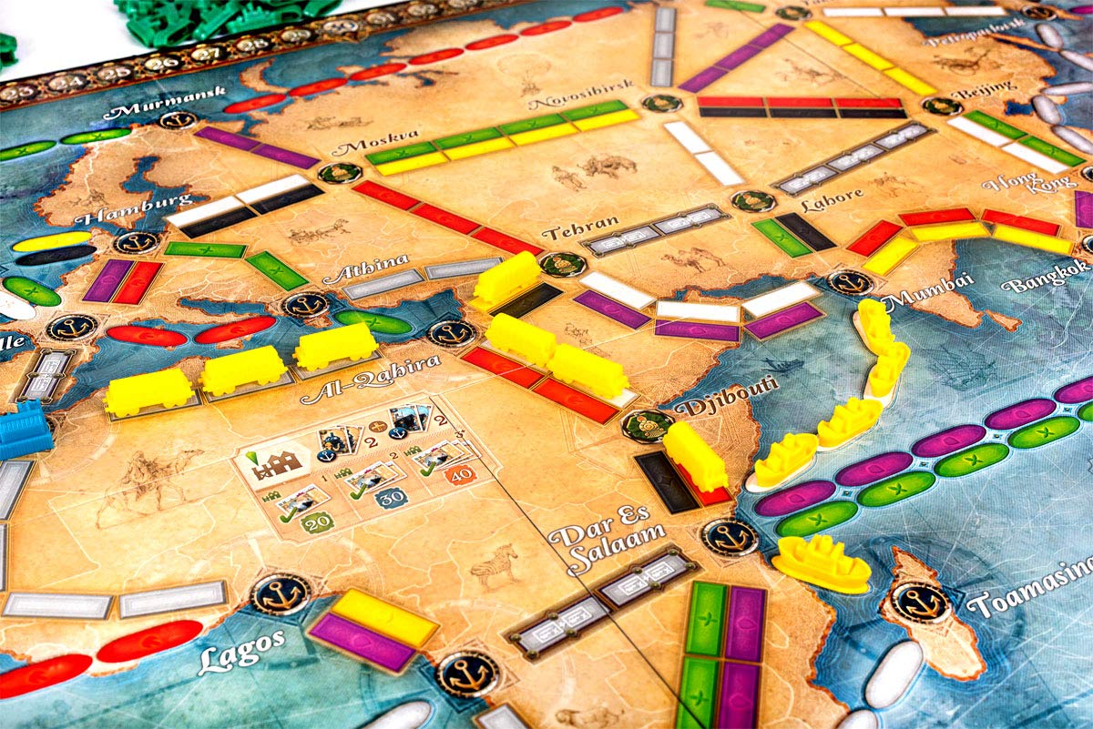 Rebel, Gioco da tavolo "In den Train Fahren": Round Die Welt"