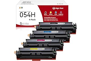 XJI CRG-054H Toner Cartridges Replacement Compatible for Canon 054 H, for Color...