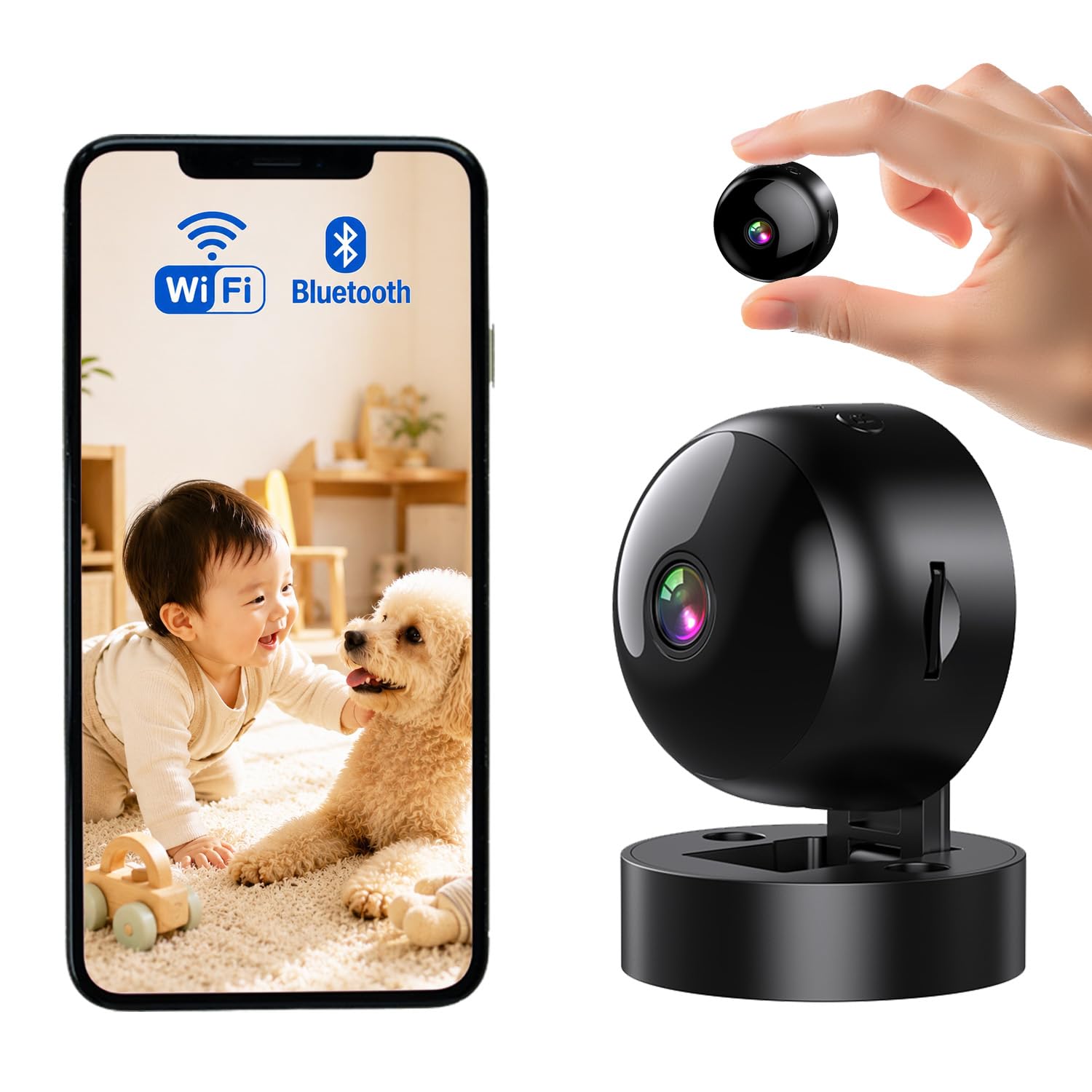 Amazon.co.jp: 2026新版 超小型防犯カメラ 1080P画質 防犯カメラ WiFi