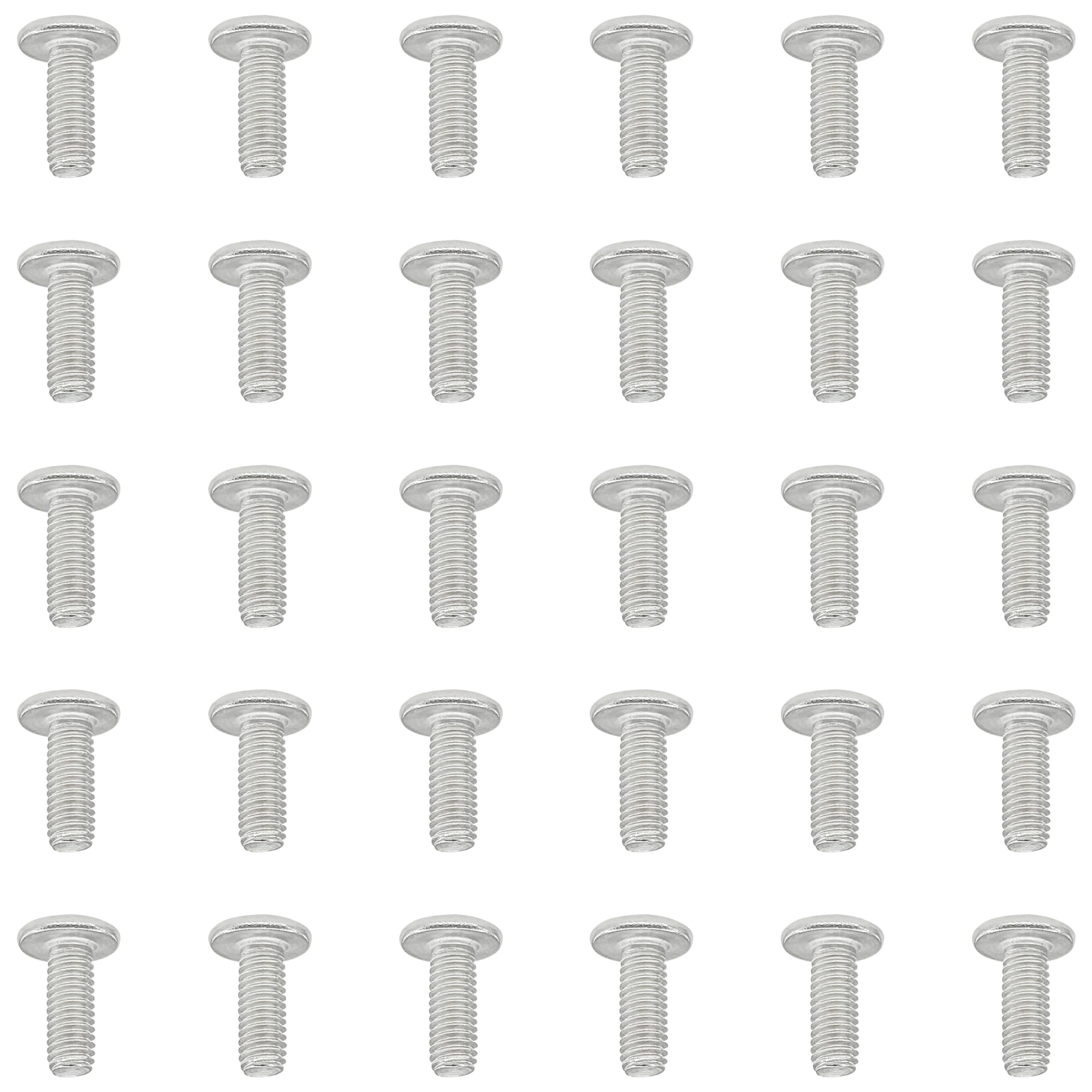 30 PCS Flat Head Hex Socket Bolts - 304 Stainless Steel Furniture Connector Screws (M6 × 16mm) - Image 3
