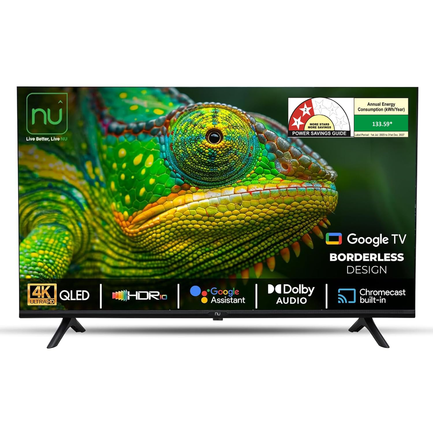 NU 108 cm (43 Inches) New 2025 Borderless Series 4K QLED Smart Google TV LED43QUGNX-image-36
