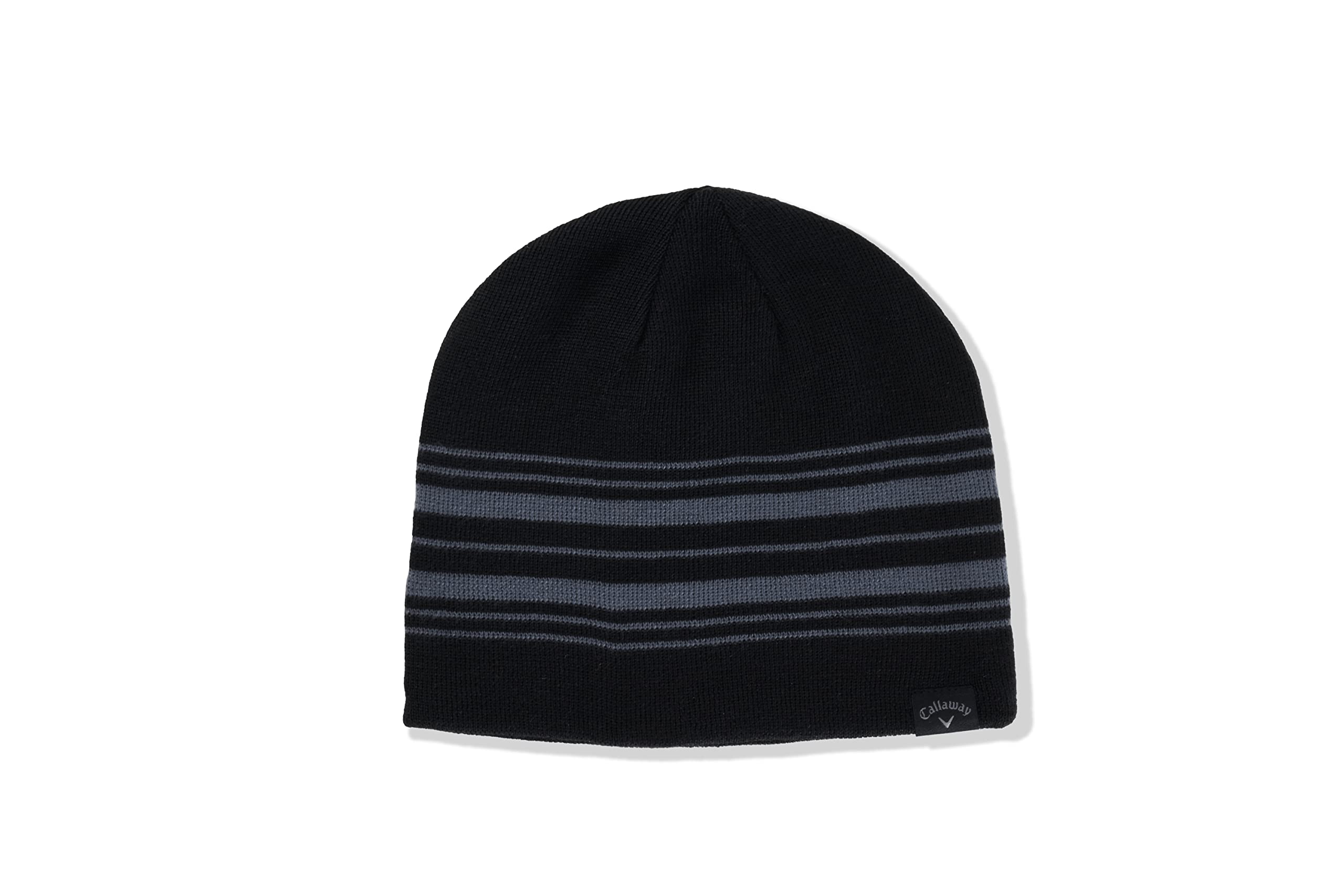 Callaway Men's Black Reverse Beanie in Size Mens, Sports Direct