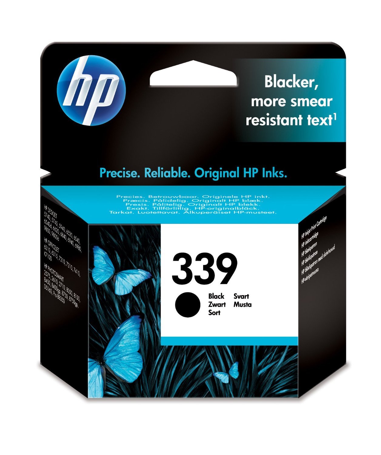 HP C8767EE 339 Original Ink Cartridge, Black, Single Pack