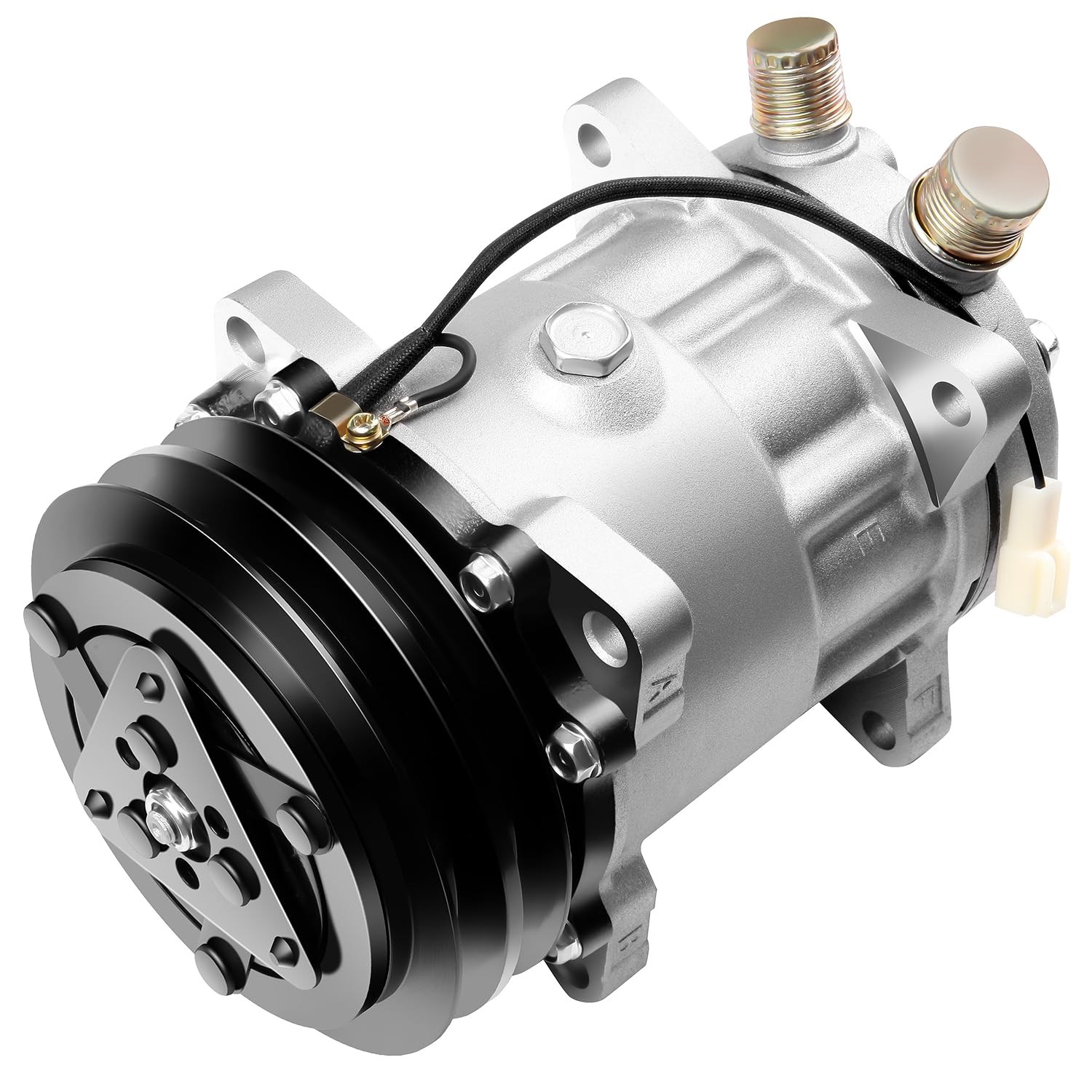 SCITOO AC Compressor fit for Hyundai for Excel 1.5L 1986-1989, Air Conditioning Compressor fit for Peterbilt for 379 14.6 1995, for Volvo for 960 2.9L 1994 CO 4647C 2259344000 ABPN83304062