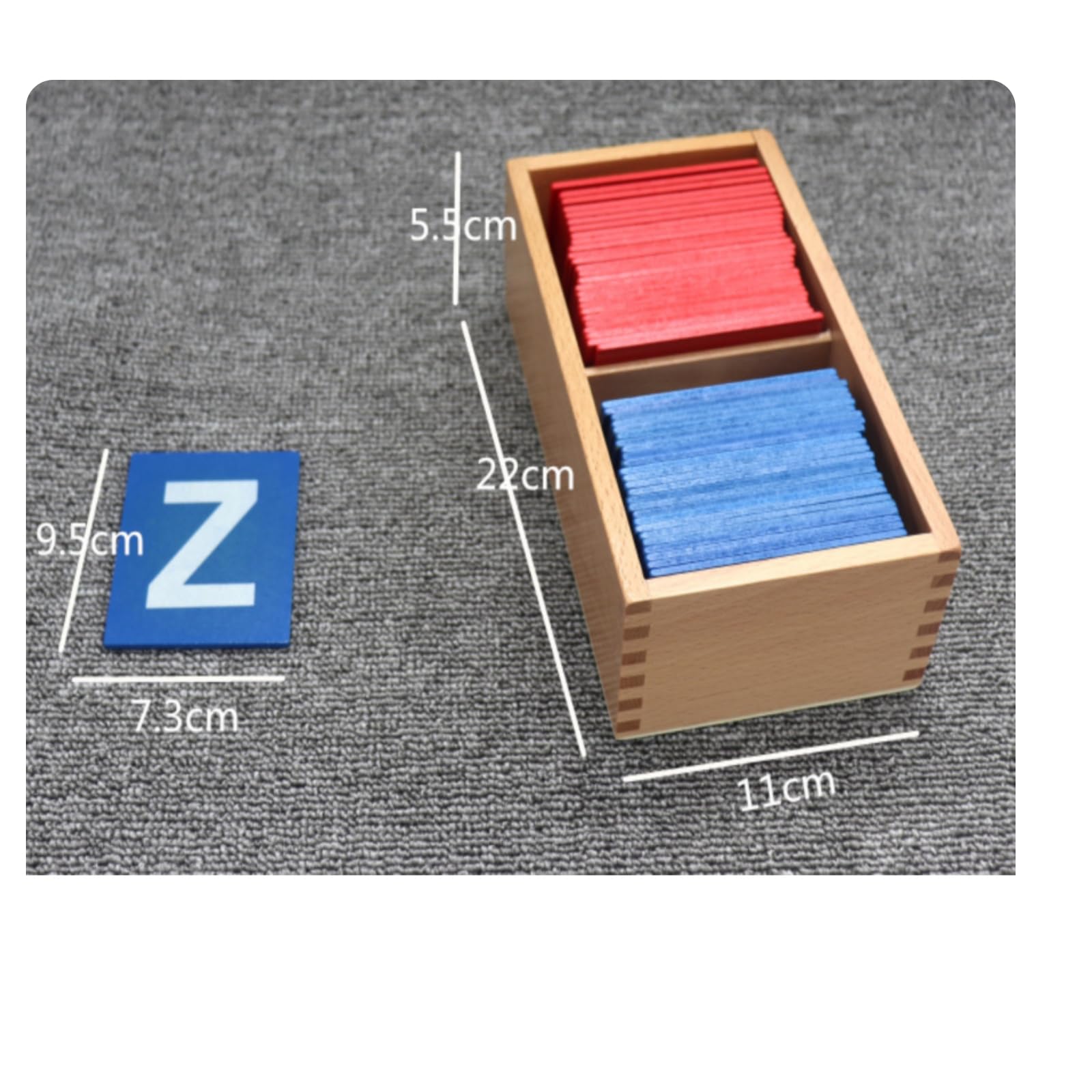Colcolo Bildschirmfrei Schleifpapier-Buchstaben | Taktile, Buchstabenbrett aus Schleifpapier, handlungsorientiert, für Buchstabenerkennungsübung, Vorschulklasse, Hausübung