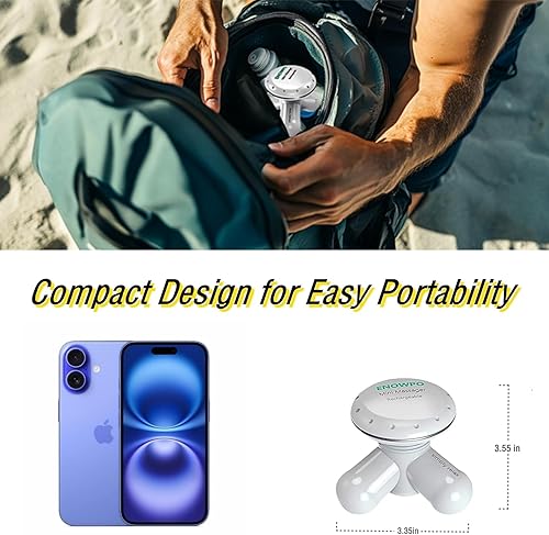 Miniatura 5 de Mini masajeador de mano de cuerpo completo, masajeador personal de percusión para el cuello, espalda, hombros, herramientas de masaje de manos,