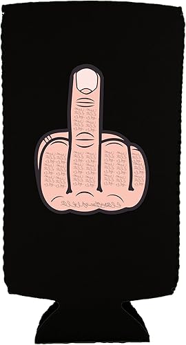 Miniatura 2 de Dedo medio delgado lata Coolie (1, negro)