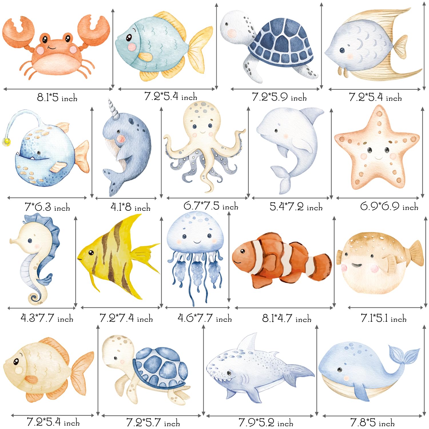Zwierzęta oceaniczne wiszące wiry pod morzem impreza wiszące dekoracje zwierzęta morskie impreza wiry sufit ocean dekoracje imprezowe serpentyny na ocean motyw morza artykuły na baby shower