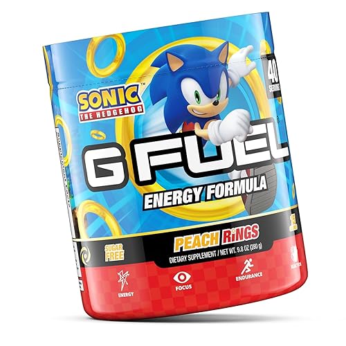 Miniatura 5 de G Fuel Genshin Impact - Polvo energético, sin azúcar, suplemento de concentración de cafeína limpia, mezcla de agua, sabor a cactus y lima, amino de