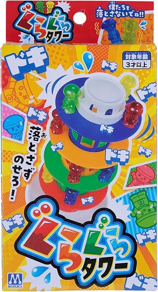 Maruka Wobbly Tower Toy Game for Ages 3 and Up 157845 - 1
