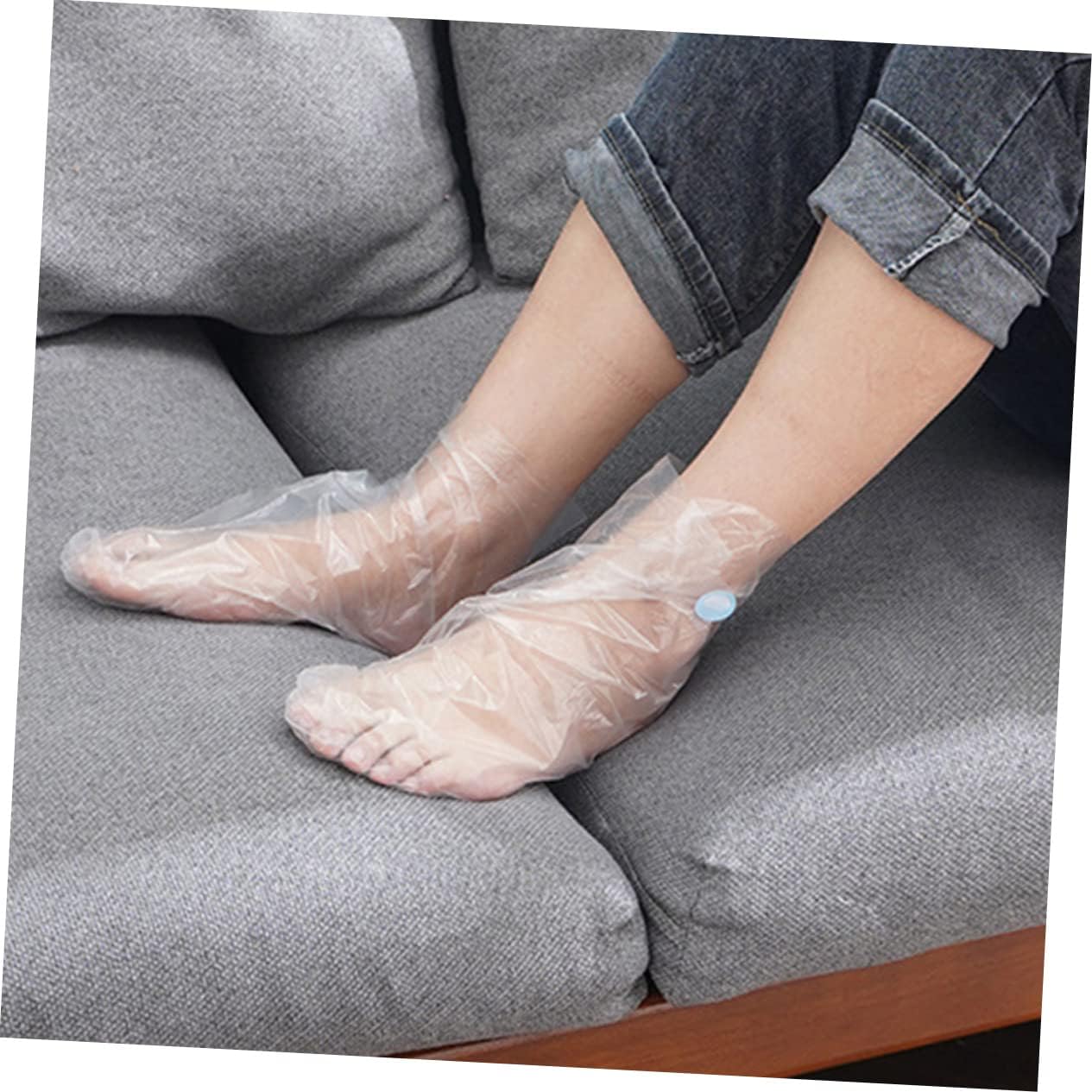5sets Foot Covers for Moisturizing and -Cracking Overnight Foot Care Socks for Spa Shoe Trying