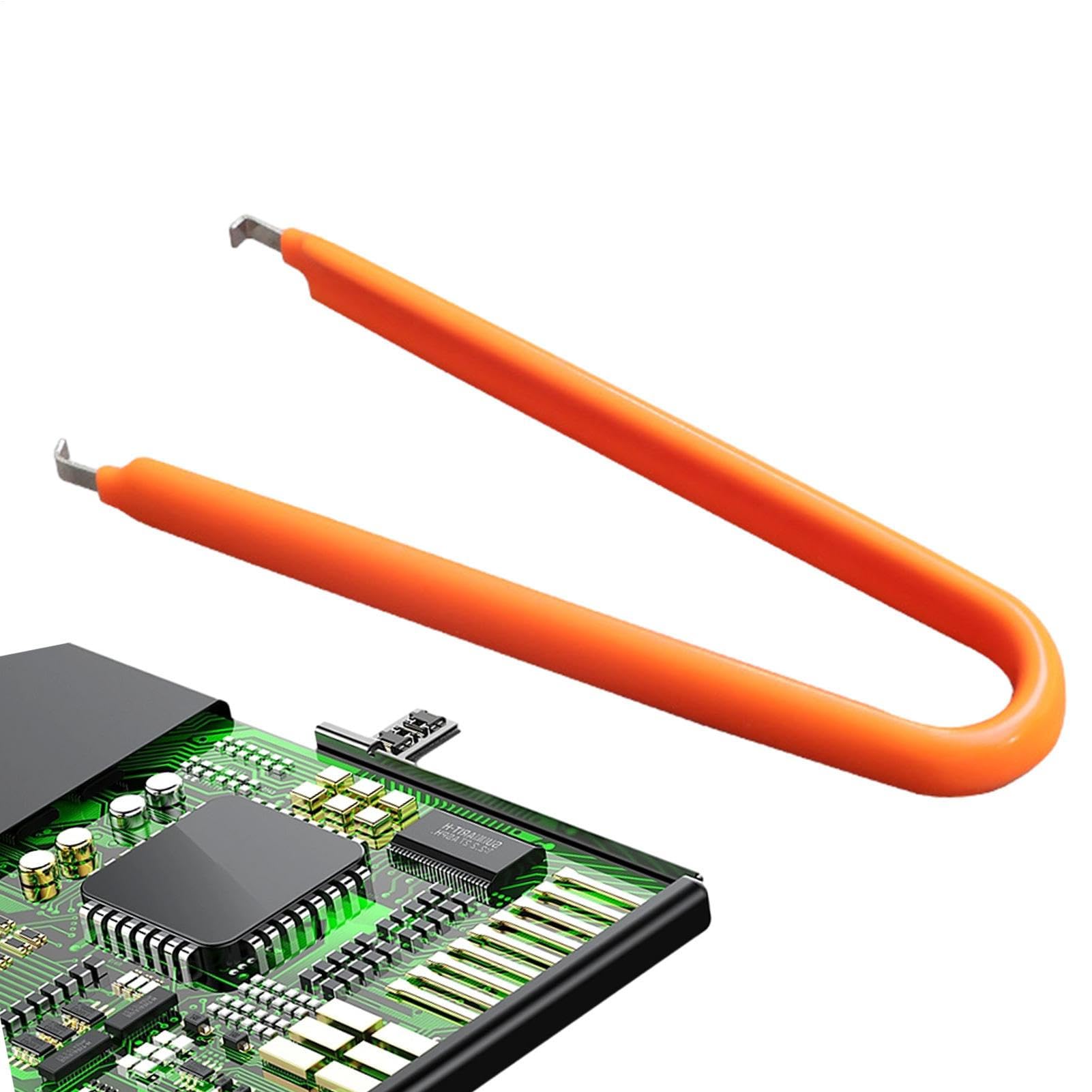 Estrattore IC isolato - Pinza a clip antistatica a forma di U, estrattore di chip IC multiuso, strumento di rimozione di componenti di circuito, strumento sicuro ESD per chip ICS integrati