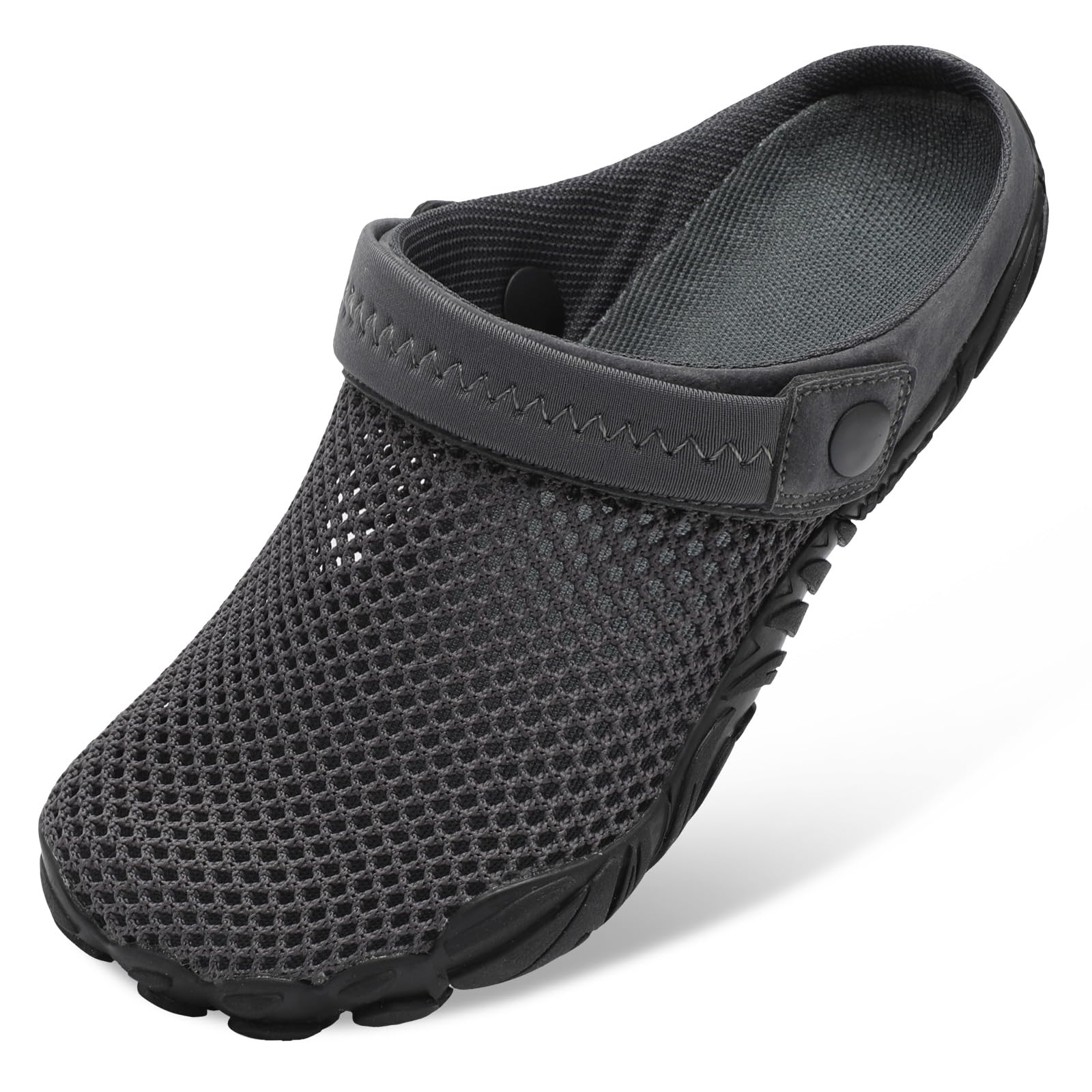 Photo 1 of *MAJOR DAMAGE*
Besroad Breathable Quick Drying Athletic Water Shoes Comfortable Slip on Walking Sandals for Men Women Mesh Dark Grey 8.5 Women/7 Men